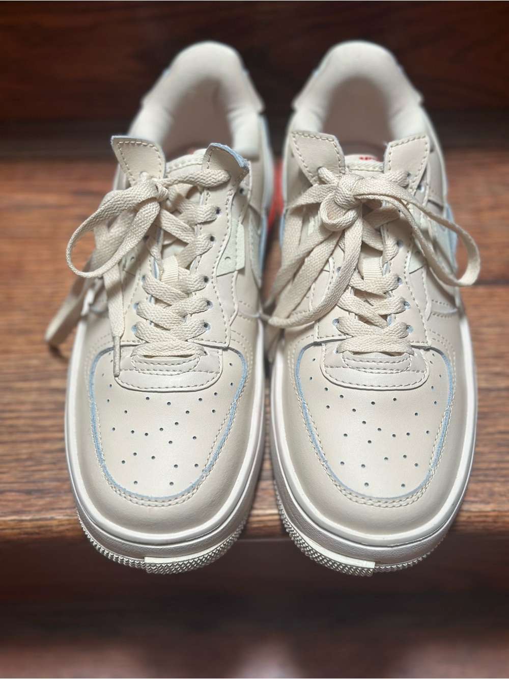 Nike Air Force 1 Fontanka 'Pearl White University Red